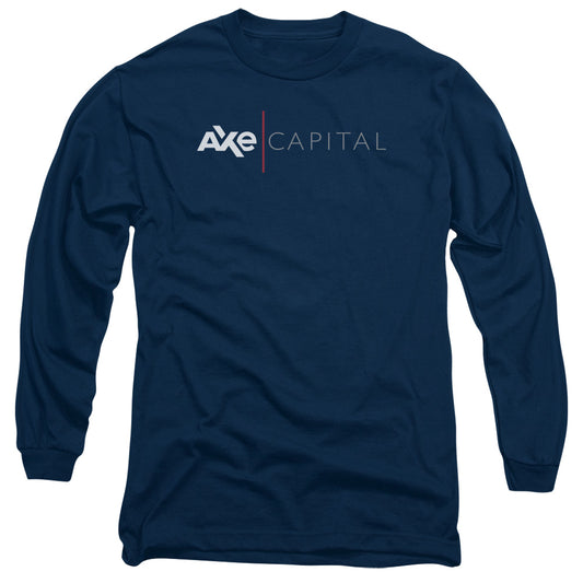 Billions Corporate Mens Long Sleeve Shirt Navy Officially Licensed