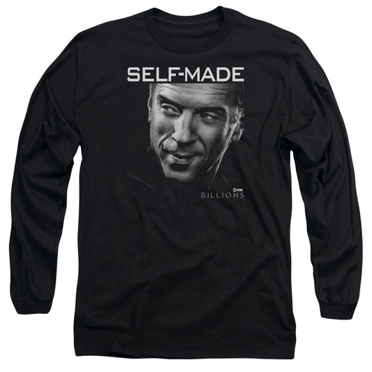 Billions Self Made Mens Long Sleeve Shirt Black Officially Licensed