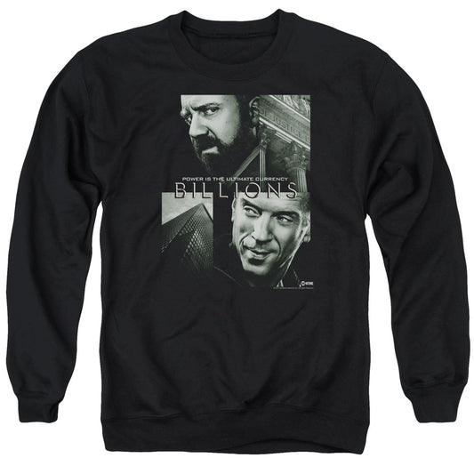 Billions Currency Poster Mens Crewneck Sweatshirt Black Officially Licensed