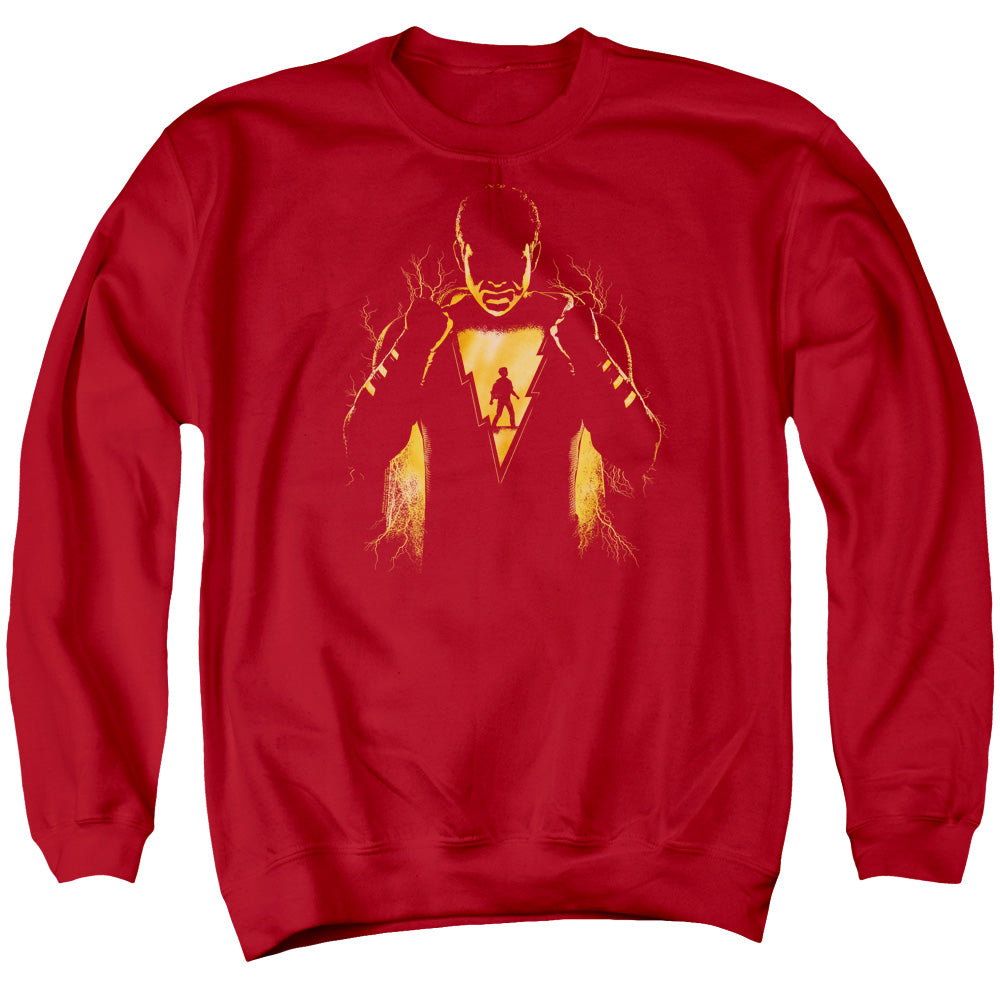 Shazam Movie Whats Inside Mens Crewneck Sweatshirt Red