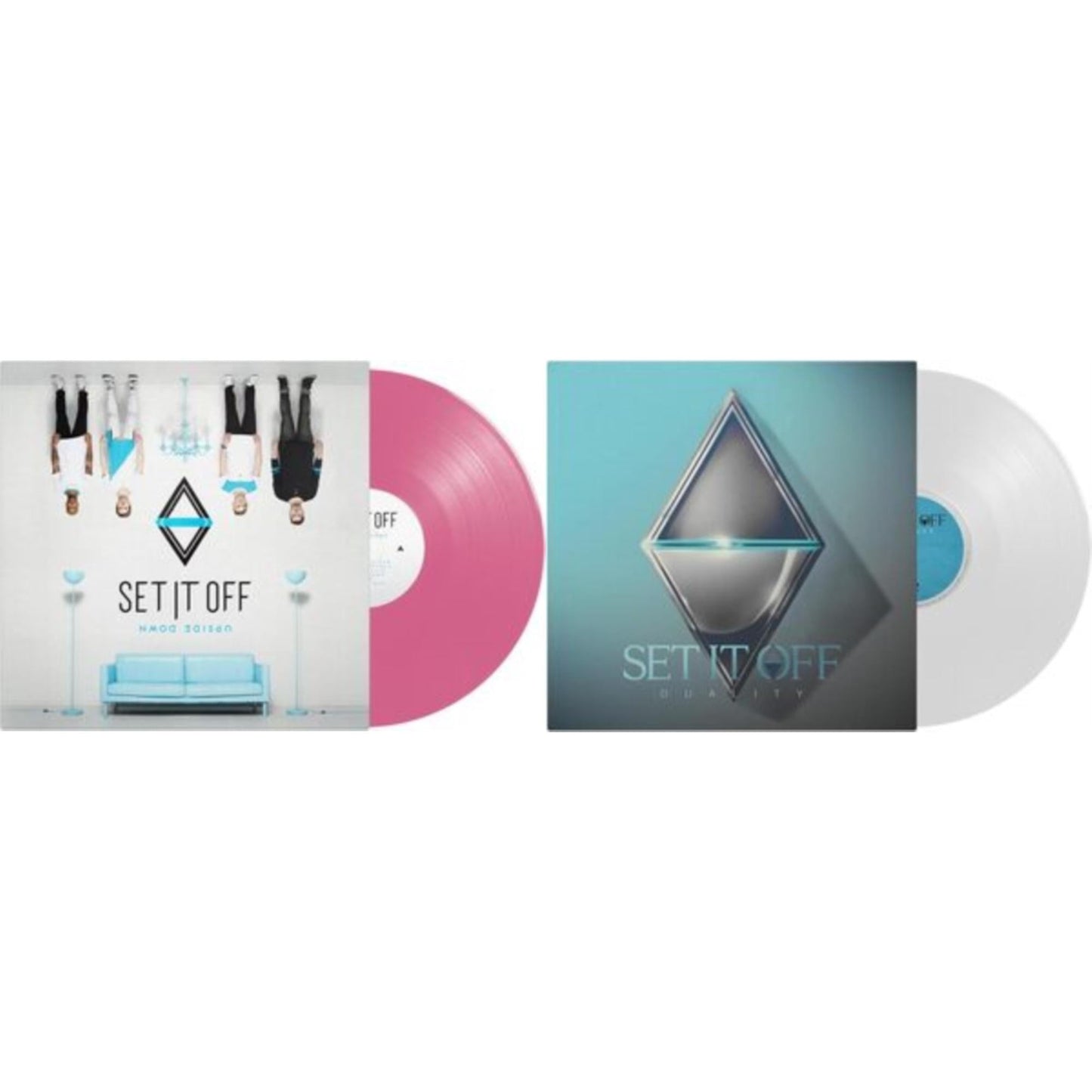 Set It Off - Upside Down (Color LP Vinyl) & Duality (Color LP Vinyl)