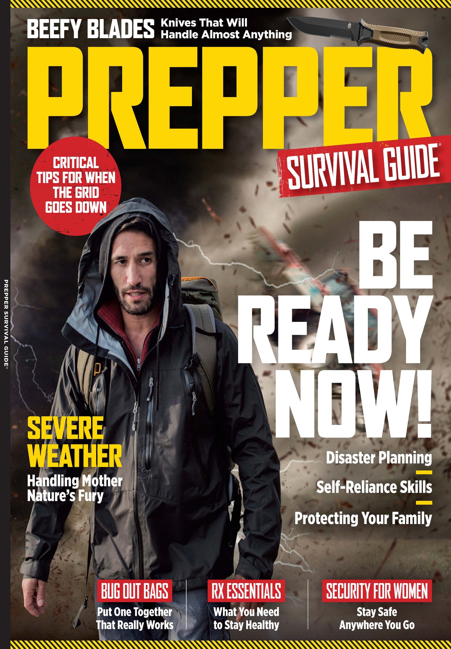 Prepper Survival Guide - Be Ready Now No. 19: Critical Tips For When The Grid Goes Down Bug Out Bags RX Essentials Security For Women