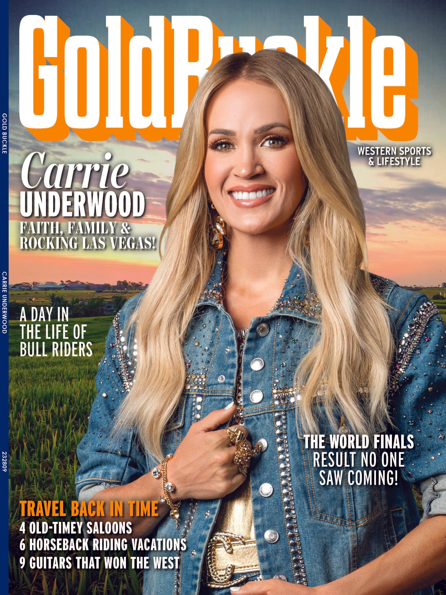 Gold Buckle - Issue 3 Features Carrie Underwood: Faith Family & Rocking Las Vegas + PBR World Finals Horseback Riding Vacations And More!