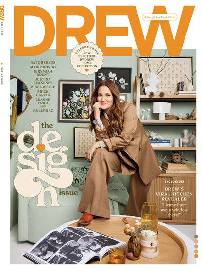 DREW Barrymore Magazine - The Design Issue