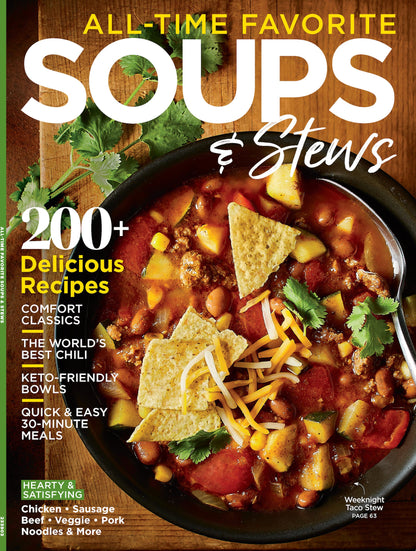 Soups & Stews - 200+ Delicious Recipes: Keto-Friendly Meals, 30-Minute Dinners, Flavors, Chili, Chowder, Bisque, Fish, Meat, Poultry, Pasta, Grains, Veggies, Slow Cooker & Homemade Simple Dish Ideas!