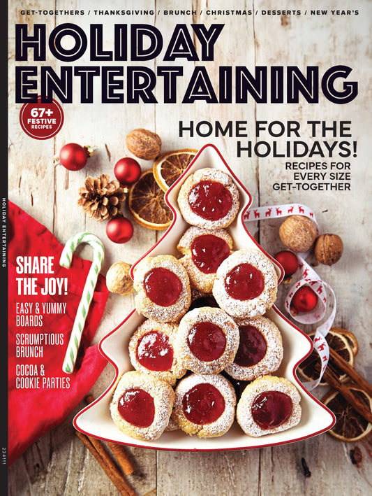 Holiday Entertaining - 67+ Festive Recipes: Thanksgiving, Christmas, New Year's, Menu Planning, Tabletop Decor, Hosting Tips, Timing Plans, Cookie Parties, Brunch, Doughnut Trees & Cinnamon Rolls!