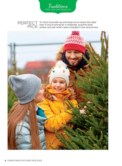Christmas Picture Puzzle - Spot 286 Differences, 5 Fun Categories, Holiday Traditions, Festive Trees, Winter Wonderlands, Sweet Treats, Favorite Characters, All Skill Levels, Relax, Unwind & Solve!