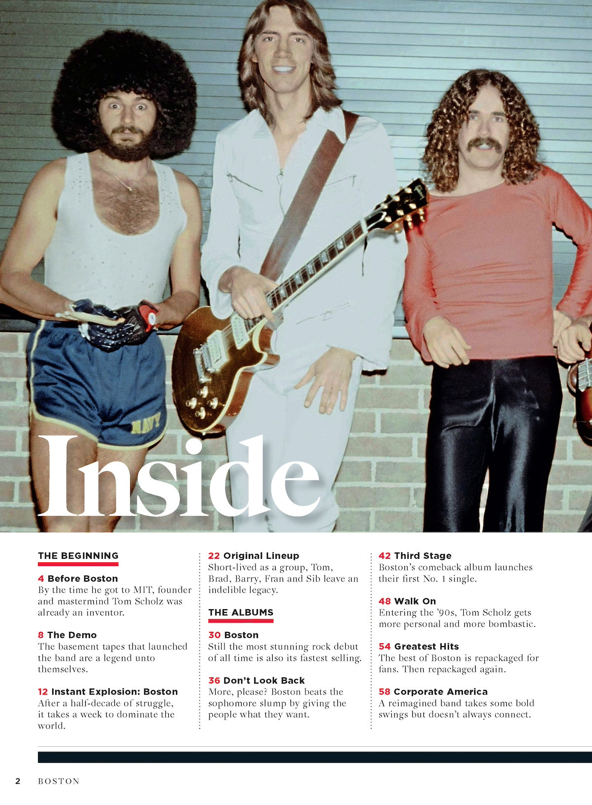 Boston - Fan Guide: Untold Story, Every Album Reviewed, 100+ Rare Photos, Founder Tom Scholz, Basement Tapes, Brad Delp, Barry Goudreau, Fran Sheehan, Sib Hashian, Comeback, Death, Court Battle & More
