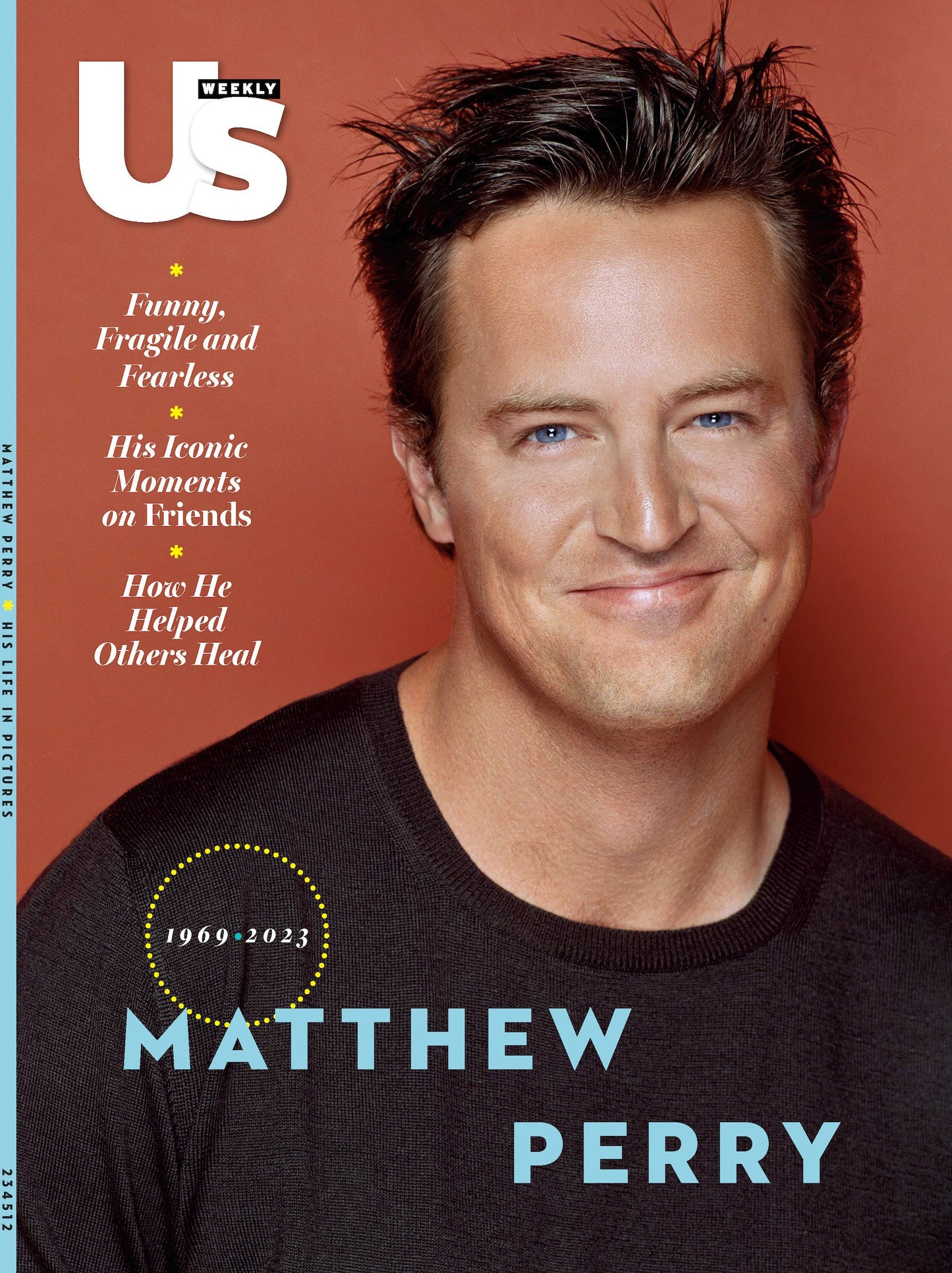 Matthew Perry - Us Weekly Tribute: Tragic Death, Friends, Top 50 Moments, Chandler Bing, Co-Stars Tributes, Jennifer Aniston, Matt Leblanc, Courtney Cox, Lisa Kudrow, Reunion, Drug Addiction & Memoir