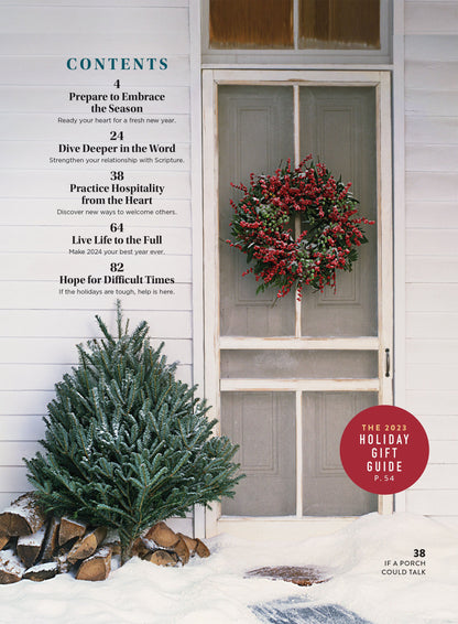 Dayspring - Everyday Faith 2023 Winter Edition: Find Joy In Advent, Christmas, New Year, Holiday Gift Guide, Presents, Faith Journal, Prayer, God's Word, Scripture, Bible Verses, Quotes & Resources!