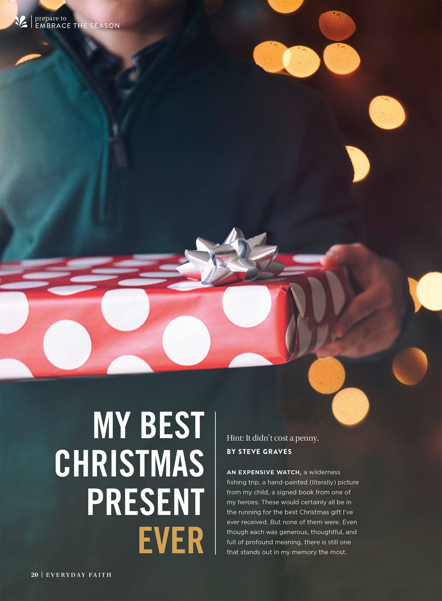 Dayspring - Everyday Faith 2023 Winter Edition: Find Joy In Advent, Christmas, New Year, Holiday Gift Guide, Presents, Faith Journal, Prayer, God's Word, Scripture, Bible Verses, Quotes & Resources!