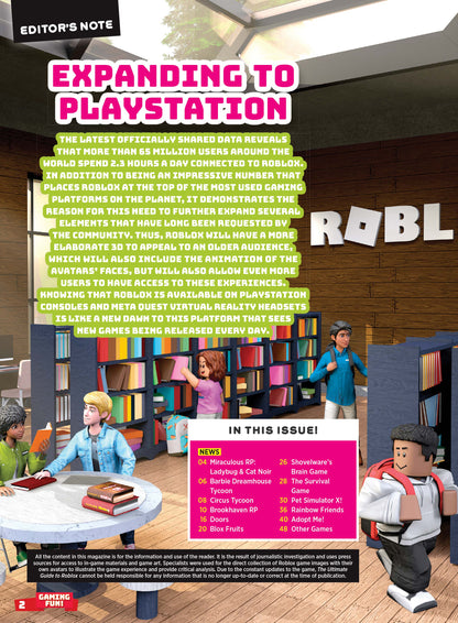 Roblox - Ultimate Guide: 50+ Pages Of Tips, Tricks & Secrets, Expert Hints, Posters, News, Playstation, Meta Quest, Virtual Reality Gaming, Barbie Dreamhouse Tycoon, Miraculous RP: Ladybug & Cat Noir!