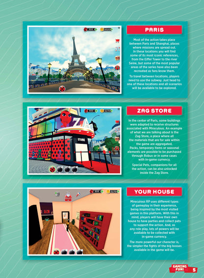 Roblox - Ultimate Guide: 50+ Pages Of Tips, Tricks & Secrets, Expert Hints, Posters, News, Playstation, Meta Quest, Virtual Reality Gaming, Barbie Dreamhouse Tycoon, Miraculous RP: Ladybug & Cat Noir!