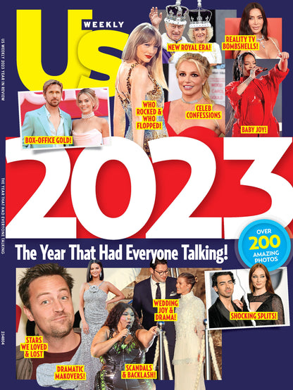 Us Weekly - 2023 Year In Review: Barbie, Taylor Swift & Beyonce Tour, Rihanna Super Bowl, Royal Family, Sophia Richie Wedding, Joe Jonas & Sophie Turner Split, Matthew Perry Death, Lizzo & 200 Photos!