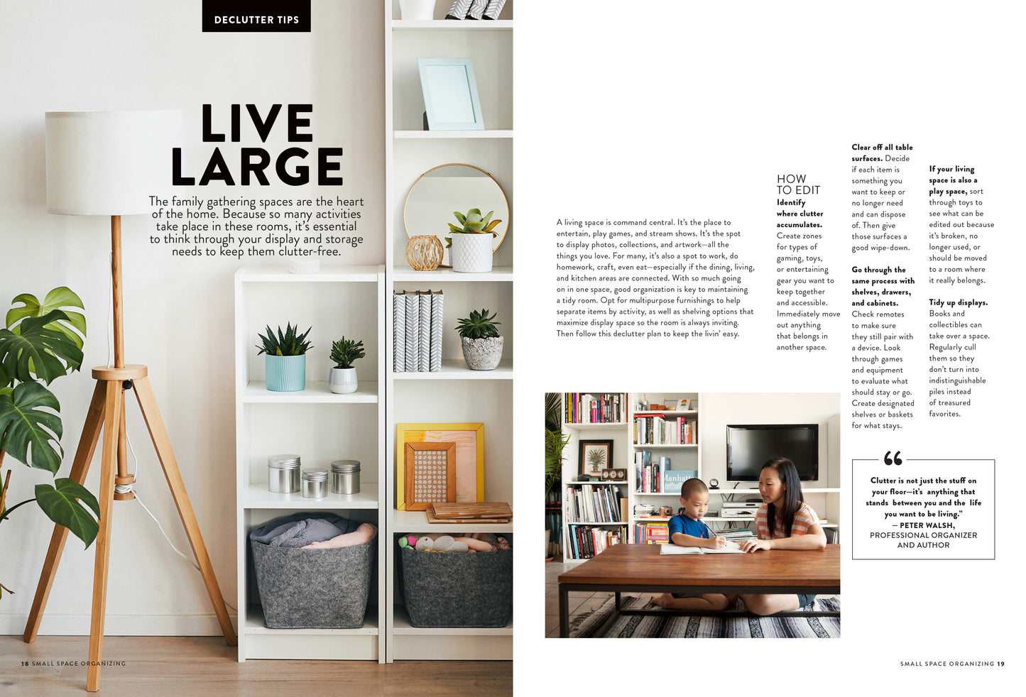 Small Space Organizing - Stop Clutter Today: 126 Solutions For Every Room, Storage Problem Solvers, Maximize Living & Dining Room, Stres-Free Closets, Bedrooms, Bathrooms, Kitchen, Pantry & Home Tour!