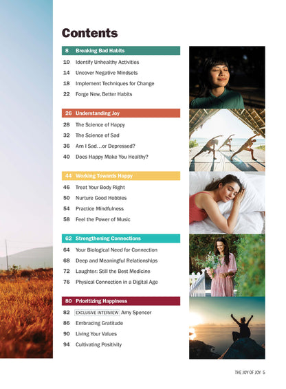 Finding Joy - Expert Toolkit For Holistic Change: Science-Backed Happiness Solutions, Build Habits, Improve Negativity, Diet, Exercise Mental Health, Depression, Mindfulness & Journaling Techniques!
