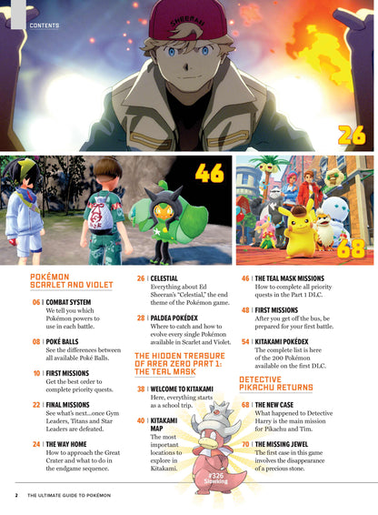 Pokémon - Ultimate Guide: Pokémon Universe, Video Games, TV Shows, Music, Netflix Series, Nintendo, Pokédex, Paldea & Kitakami, Detective Pikachu, Poké Balls, Ed Sheeran Celestial, Free Maps & Poster!
