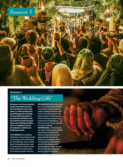 The Chosen - TV Guide: 4 Seasons, Episode Recaps, Faith-Based TV, Bible Sagas, Scripture, Jesus, Jonathan Roumie, Mary Magdalene, Elizabeth Tabish, Disciples, Paras Patel, Noah James & Shahar Isaac!