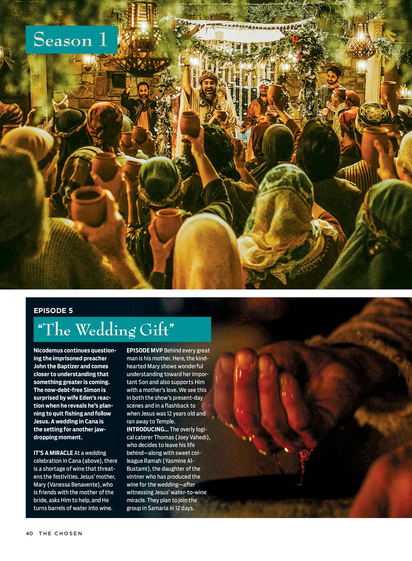 The Chosen - TV Guide: 4 Seasons, Episode Recaps, Faith-Based TV, Bible Sagas, Scripture, Jesus, Jonathan Roumie, Mary Magdalene, Elizabeth Tabish, Disciples, Paras Patel, Noah James & Shahar Isaac!