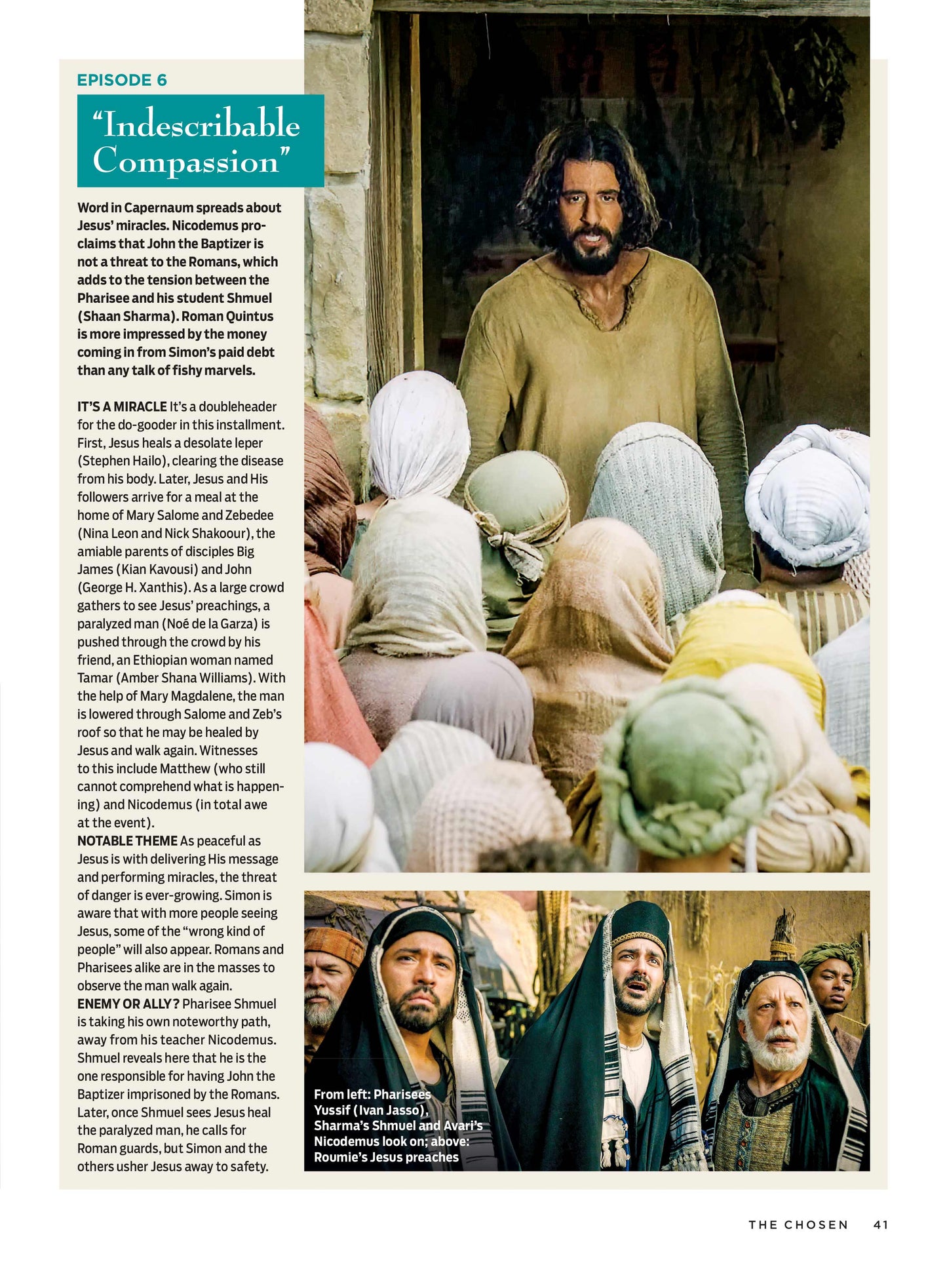 The Chosen - TV Guide: 4 Seasons, Episode Recaps, Faith-Based TV, Bible Sagas, Scripture, Jesus, Jonathan Roumie, Mary Magdalene, Elizabeth Tabish, Disciples, Paras Patel, Noah James & Shahar Isaac!