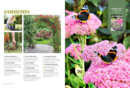 Gardening Made Easy - 125+ Garden Basics, Tips For Planting Flowers, Grow Veggies, Bulbs, Herbs, Trees, Borders, Soil, Containers, Lawn Maintenance, Tools, Watering, Design, Pollinators & Rose Guide!