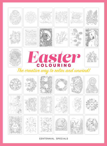 Easter Coloring - March 2024: 32 Spring Designs, Adult Coloring Book, Flowers, Plants, Gardens, Animals, Easter Eggs, Bunnies, Enhance Creativity, Brain Break, De-Stress, Unplug, Self-Care & Draw!