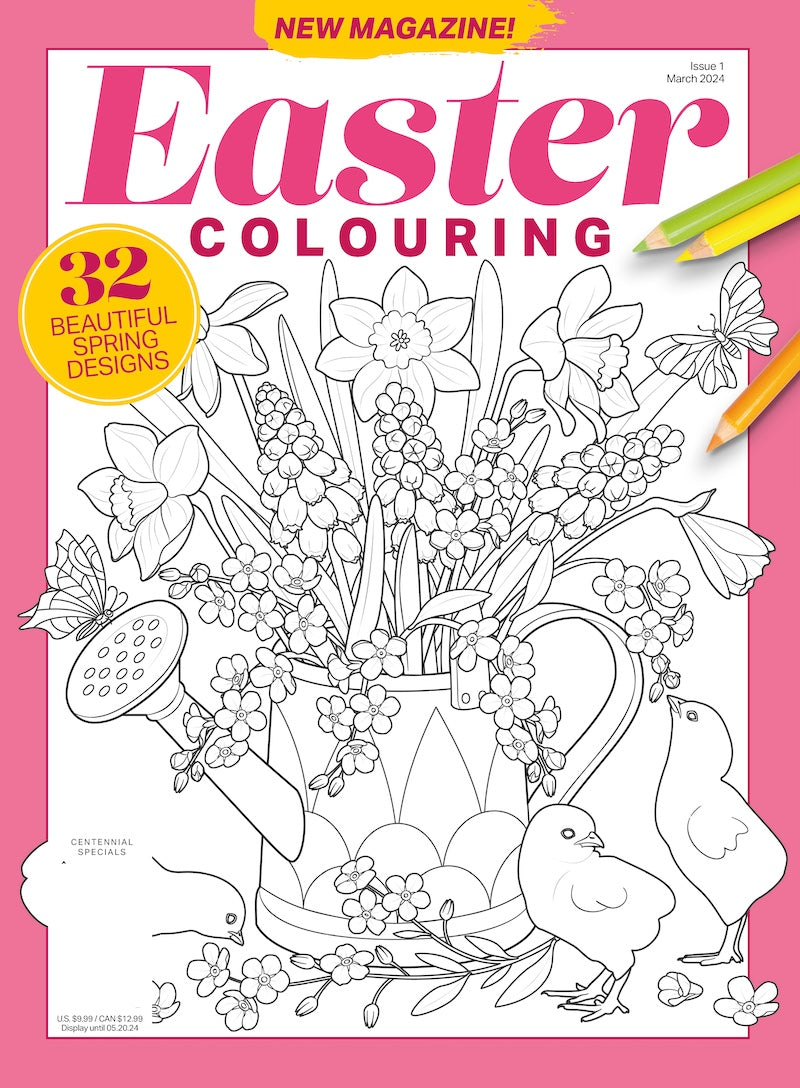 Easter Coloring - March 2024: 32 Spring Designs, Adult Coloring Book, Flowers, Plants, Gardens, Animals, Easter Eggs, Bunnies, Enhance Creativity, Brain Break, De-Stress, Unplug, Self-Care & Draw!