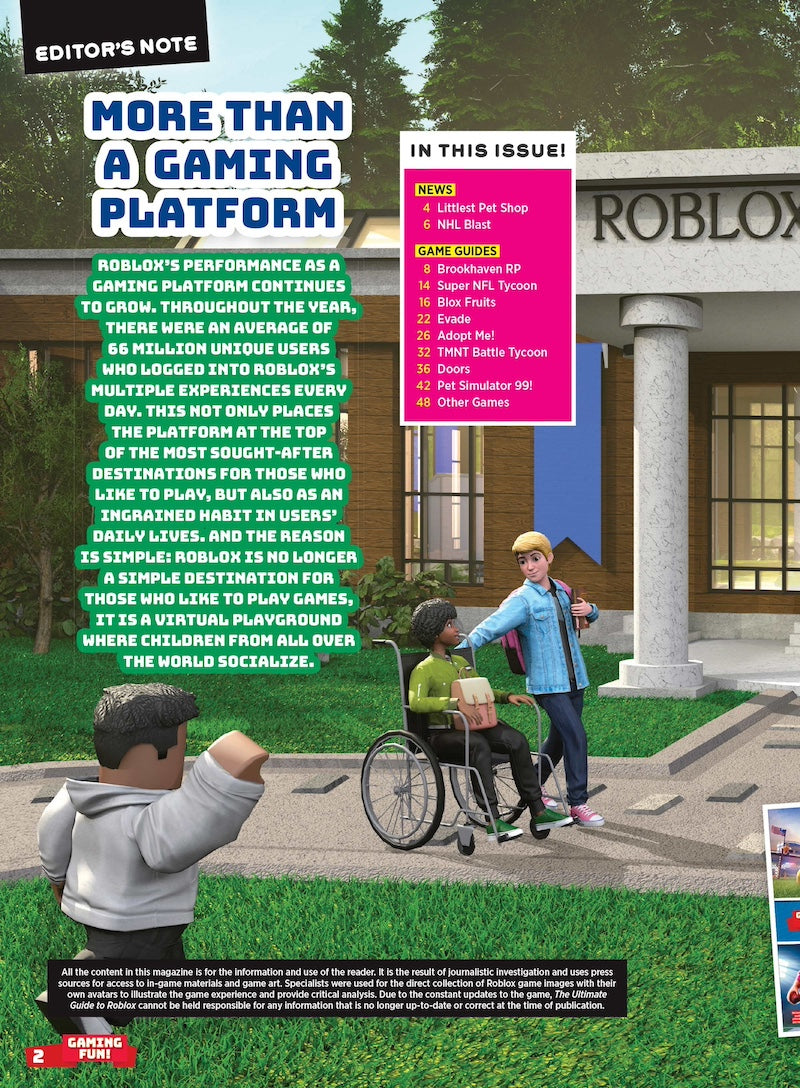 Roblox - 2024 Guide: 50+ Pages of Tips, Tricks & Secrets, Epic Updates, Littlest Pet Shop, NHL Blast, New Games, Super NFL Tycoon, Blox Fruits, Brookhaven RP, Evade, Doors, Adopt Me! & 2 Free Posters!