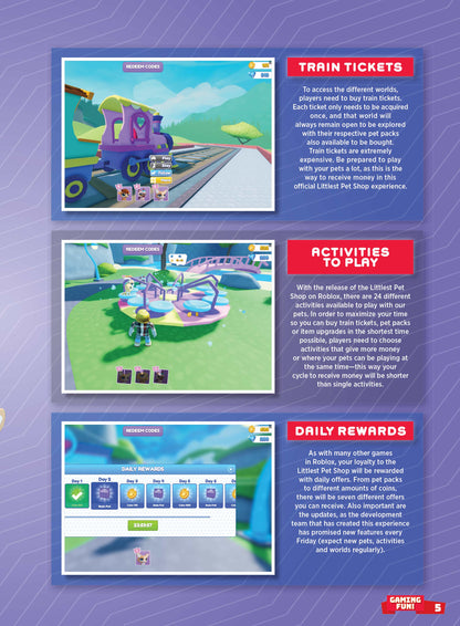Roblox - 2024 Guide: 50+ Pages of Tips, Tricks & Secrets, Epic Updates, Littlest Pet Shop, NHL Blast, New Games, Super NFL Tycoon, Blox Fruits, Brookhaven RP, Evade, Doors, Adopt Me! & 2 Free Posters!