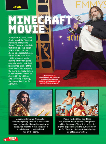 Minecraft - Essential Guide: Summer Update, Minecraft Movie, Jack Black, Wolf Armor, New Bat Design, Pots Storage, Strategies For Trial Chambers, Jurassic World, Star Wars, Nerf World, Maps & Posters!