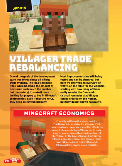 Minecraft - Essential Guide: Summer Update, Minecraft Movie, Jack Black, Wolf Armor, New Bat Design, Pots Storage, Strategies For Trial Chambers, Jurassic World, Star Wars, Nerf World, Maps & Posters!