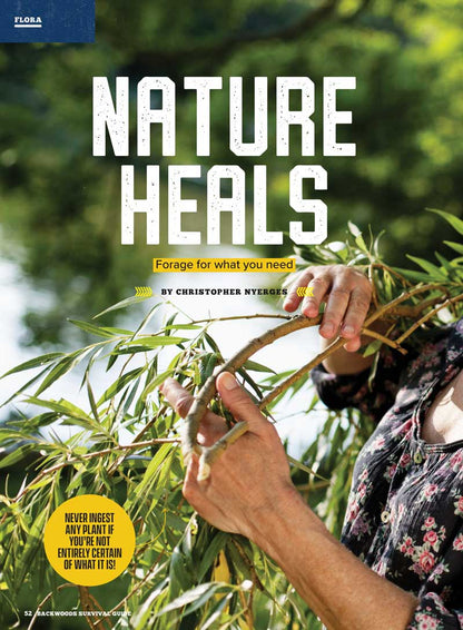 Backwoods Survival Guide - Living Off The Land No. 27: 200+ Essential Tips, Making Bandages, Medicinal Plants, Fish Trapping, Outdoor Cooking, Weather Predictions, Protecting Pets, Knife & Gear Review