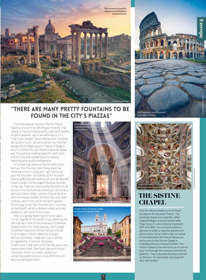 World's Greatest Cities - Rome, Tokyo, Paris, Venice, London, Berlin, Marrakesh, Sydney, Rio, Toronto, Essential Information, Time Zone, Currency, Season, Websites, Experiences, Sightseeing & More!