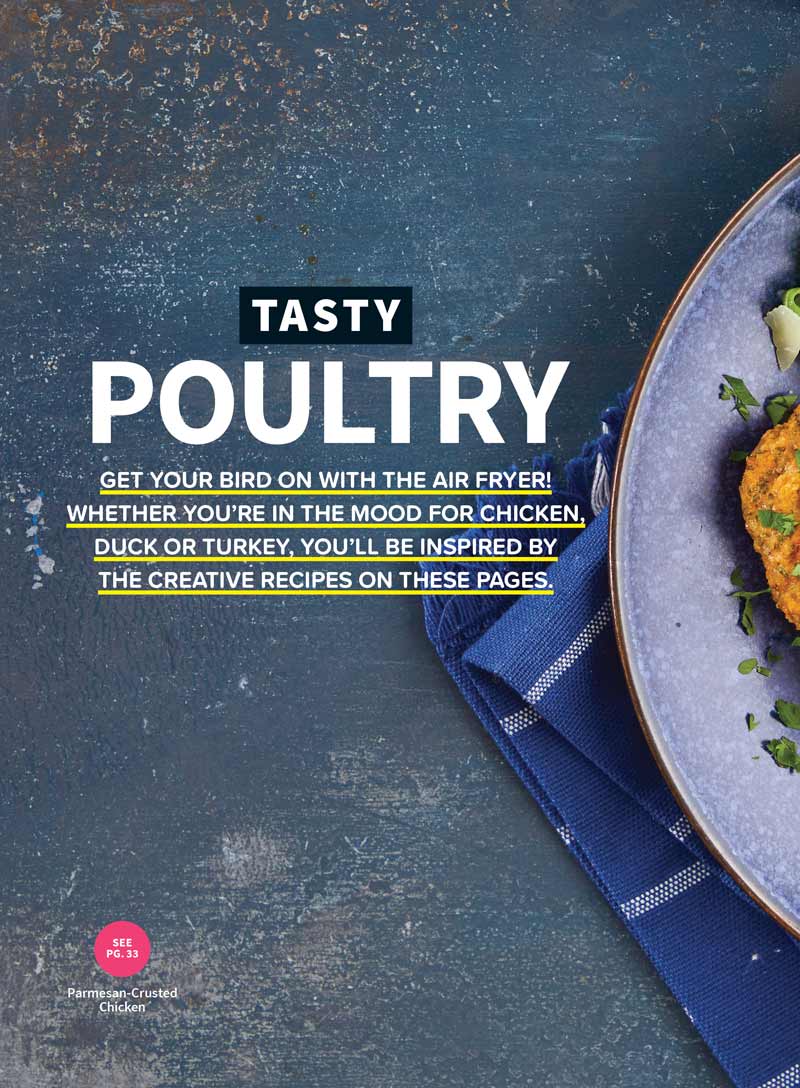 Air Fryer Recipes - 100+ Dishes, Meals In Minutes, Air Fryer Basics, Cleaning Tips, Quick Breakfasts, Appetizers, Family-Friendly Dinners, Tasty Sides, Desserts, Cinnamon Rolls, Burgers, Pizza & More!