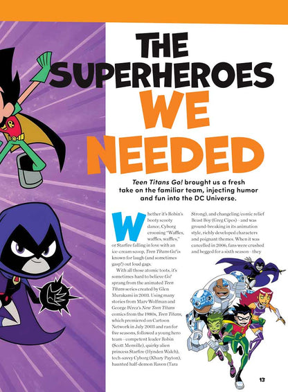 Teen Titans - Fan Guide: Heroes, Robin, Cyborg, Starfire, Ravin, Villains, Brother Blood, Blackfire, Origin Story, Timeline, Best Episodes, Jolly Fat Man, Live-Action Movie, Quizzes, Puzzles & More!