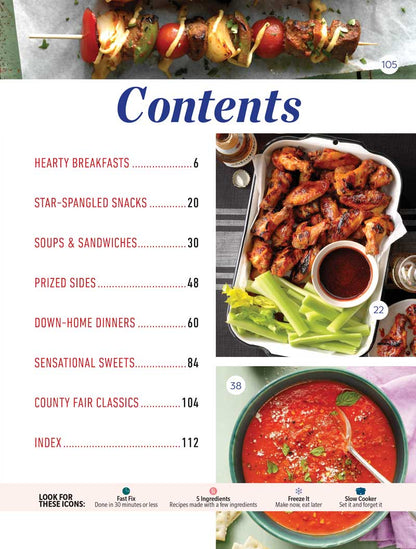Taste Of Home - All American Cooking: 116 Recipes From 50 States, Best Burgers, Famous Fried Chicken, Prizewinning Desserts, Backyard BBQs, Hometown Claim-To-Fames, County Fair, Crowd-Pleasing & More!