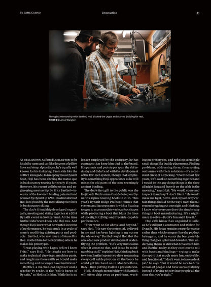 Powder - The Skier's Magazine: Gear Guide, Minds Behind Innovation, Collabs, Bryce James Vintage Ski Collection, Adaptive Athletes Revolutionizing Their Equipment, Sustainable Practices & More!