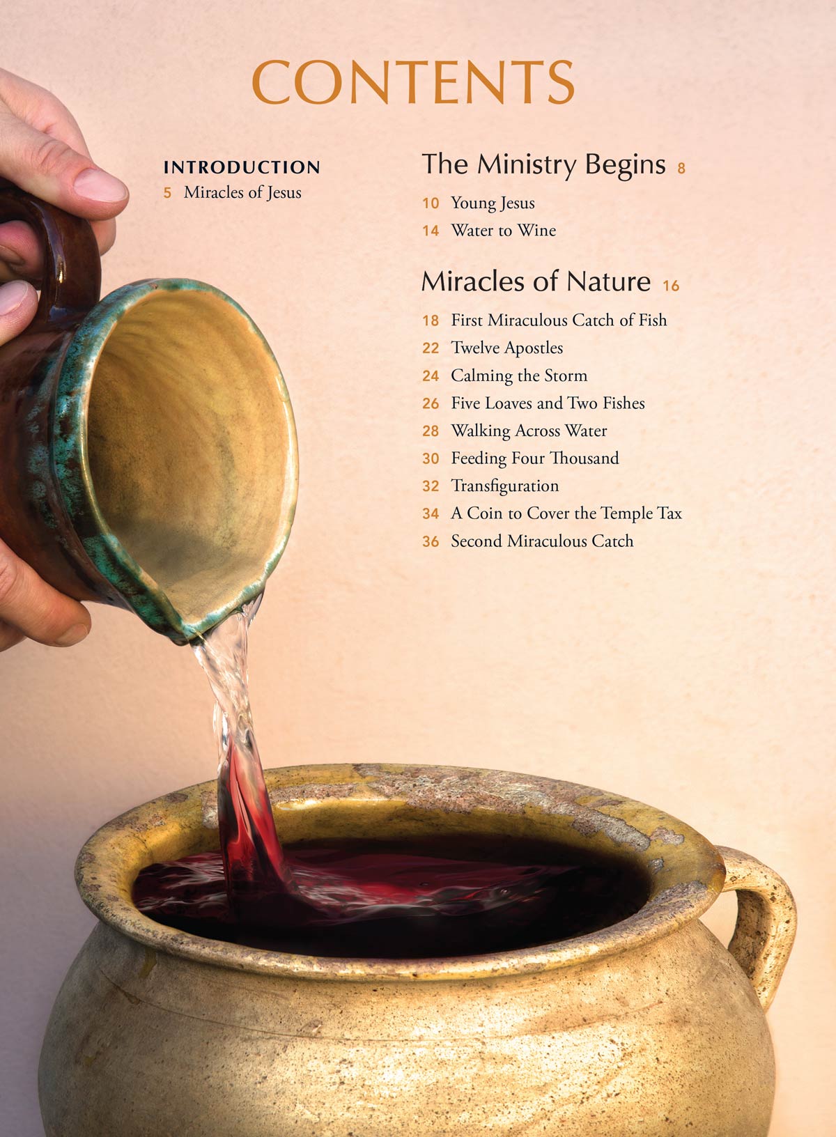 Miracles Of Jesus - Water To Wine, Walking Across Water, Sight For The Man Born Blind, A Man With Leprosy, A Coin To Cover The Temple Tax, Feeding Four Thousand, Raising Lazarus, The Empty Tomb & More