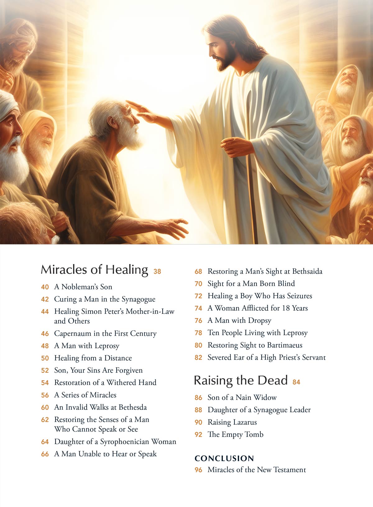 Miracles Of Jesus - Water To Wine, Walking Across Water, Sight For The Man Born Blind, A Man With Leprosy, A Coin To Cover The Temple Tax, Feeding Four Thousand, Raising Lazarus, The Empty Tomb & More