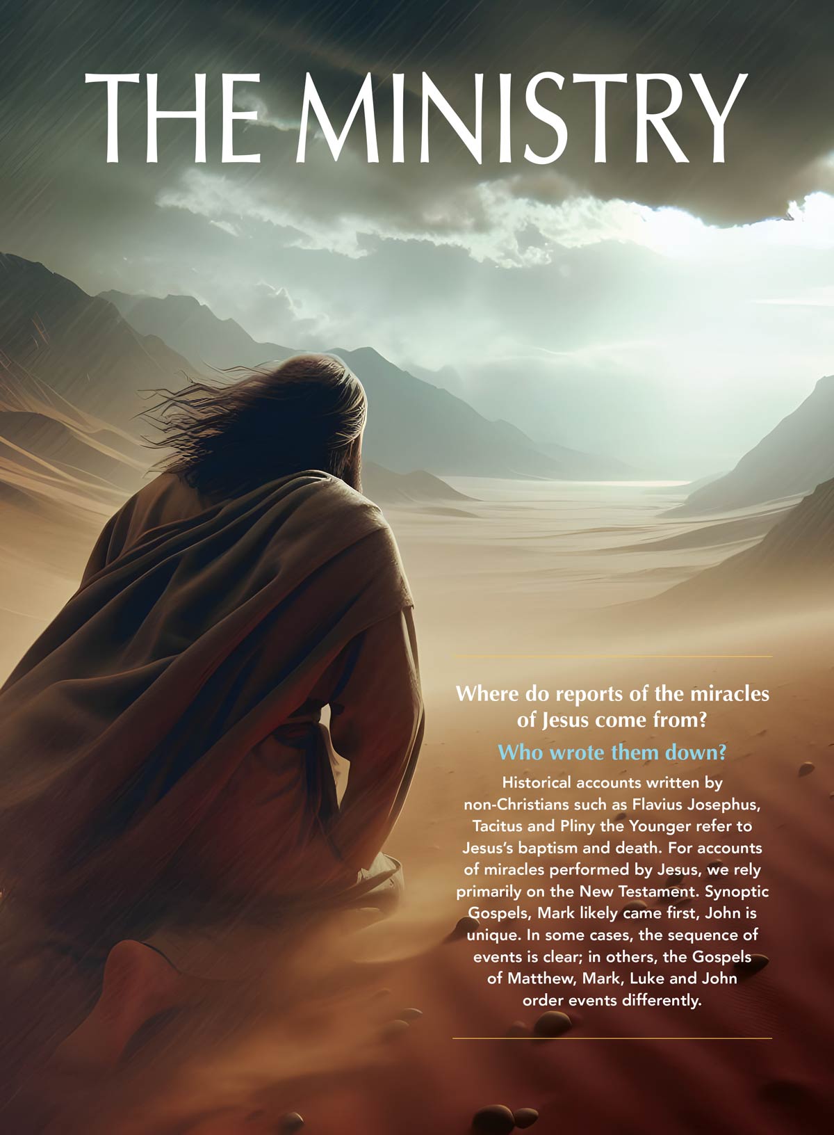 Miracles Of Jesus - Water To Wine, Walking Across Water, Sight For The Man Born Blind, A Man With Leprosy, A Coin To Cover The Temple Tax, Feeding Four Thousand, Raising Lazarus, The Empty Tomb & More