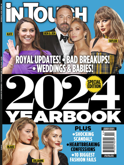 In Touch - 2024 Yearbook: Royal Updates, Bad Breakups, Weddings & Babies, Shocking Scandals, Confessions, 10 Biggest Fashion Fails, Jennifer Lopez & Ben Affleck, Kate Middleton, Taylor Swift & More!
