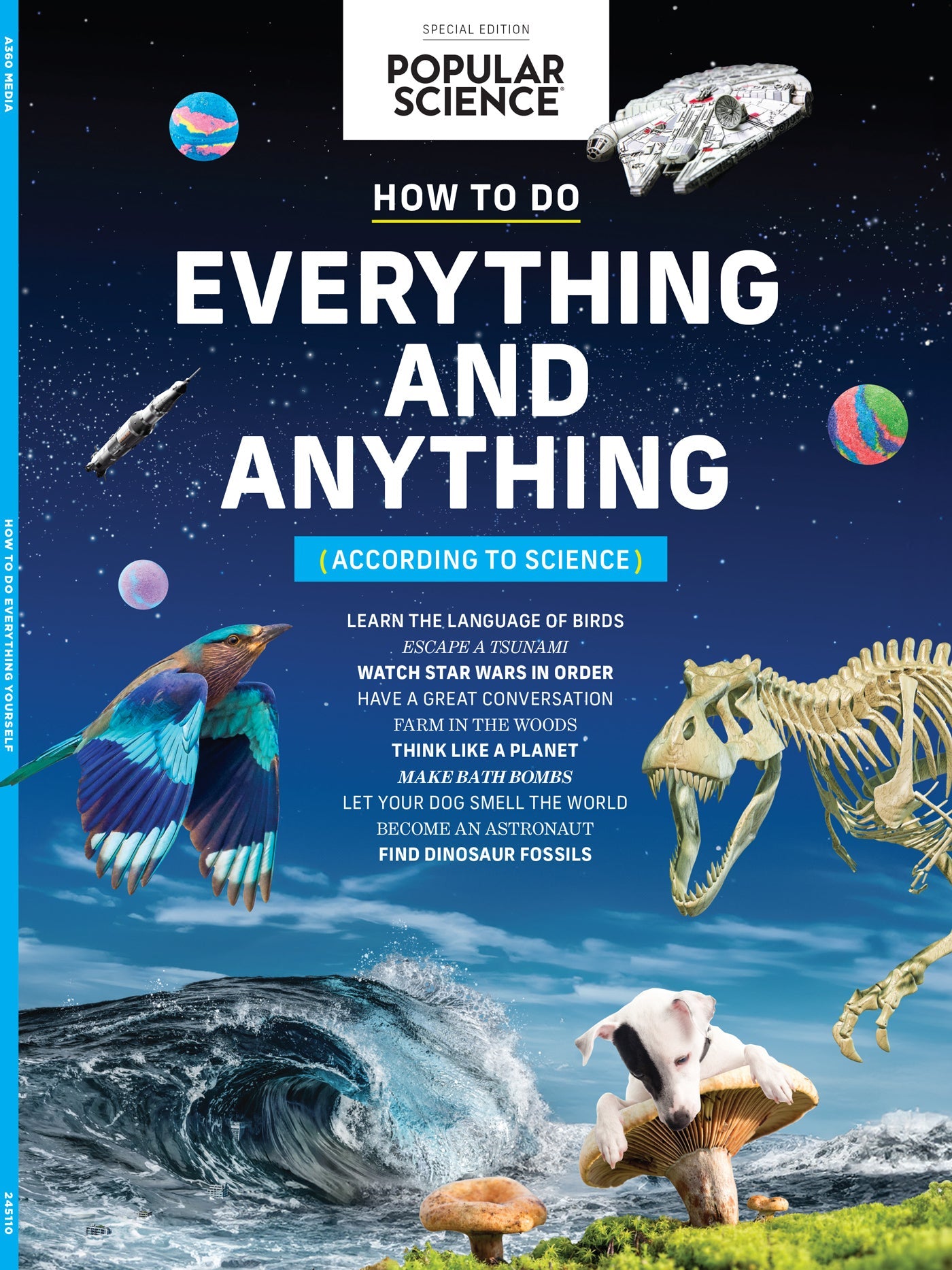 Popular Science -  How To Do Everything & Anything: Watch Star Wars In Order, Learn The Language Of Birds, Think Like A Planet, Find Dinosaur Fossils, Become An Astronaut, Escape A Tsunami & More!