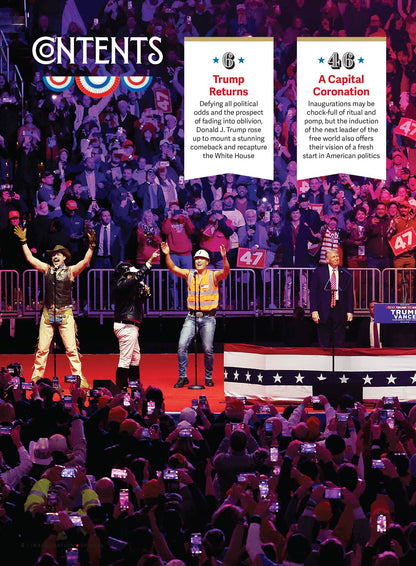 Trump's Triumph - 2025 Presidential Inauguration: Trump Returns As The 47th President, Memorable Inaugural Moments, Melania Trump, First Ladies Fashion Through The Years, A Timeless Tradition & More!