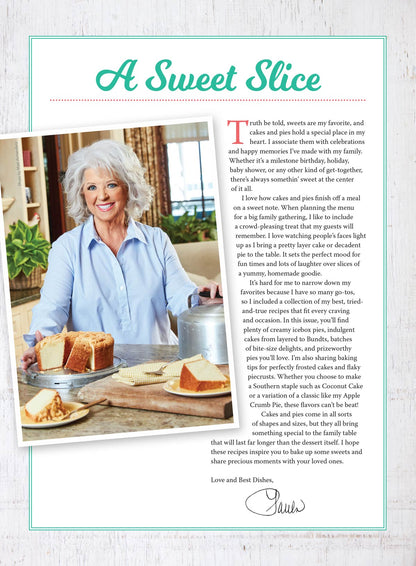 Paula Deen - Best Cakes & Pies: 75 Southern Recipes, From Zesty Lemon-Lime Delights To Decadent Coconut & Banana Confections, Heirloom Cakes To Impress, Secret To Creating Blue Ribbon Pies & More!