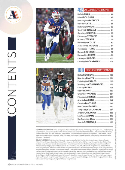 NFL Pro Football Preview 2025 - Athlon Sports: 6 Game-Changing Trends, In-Depth Team Insights, Scout Secrets, Draft Analysis, Fantasy Picks, Team Reviews & More!