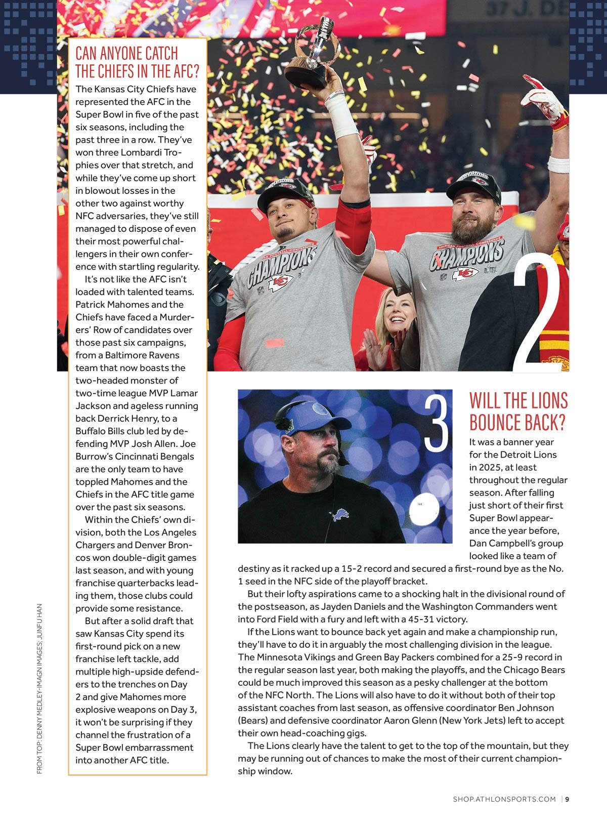 NFL Pro Football Preview 2025 - Athlon Sports: 6 Game-Changing Trends, In-Depth Team Insights, Scout Secrets, Draft Analysis, Fantasy Picks, Team Reviews & More!