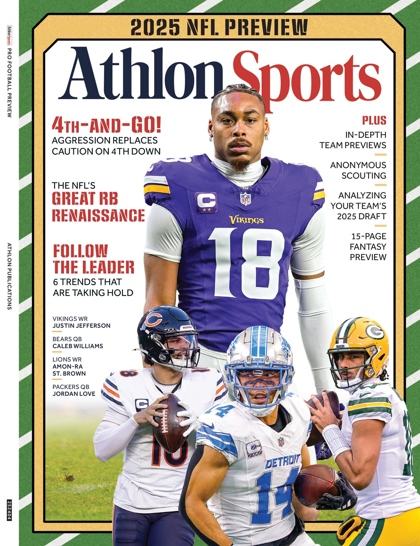 NFL Pro Football Preview 2025 - Athlon Sports: 6 Game-Changing Trends, In-Depth Team Insights, Scout Secrets, Draft Analysis, Fantasy Picks, Team Reviews & More!