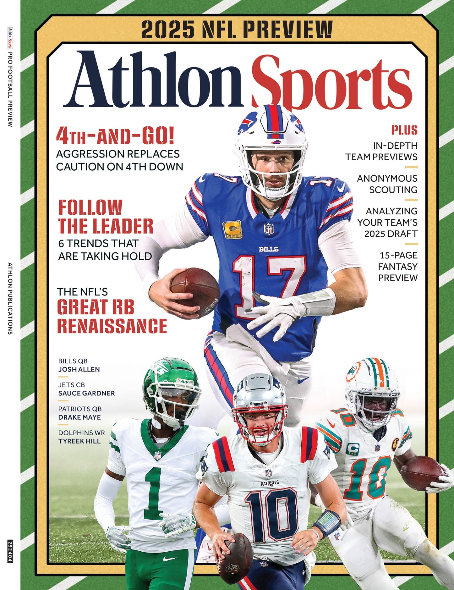 NFL Pro Football Preview 2025 - Athlon Sports: 6 Game-Changing Trends, In-Depth Team Insights, Scout Secrets, Draft Analysis, Fantasy Picks, Team Reviews & More!