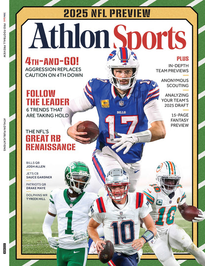 NFL Pro Football Preview 2025 - Athlon Sports: 6 Game-Changing Trends, In-Depth Team Insights, Scout Secrets, Draft Analysis, Fantasy Picks, Team Reviews & More!
