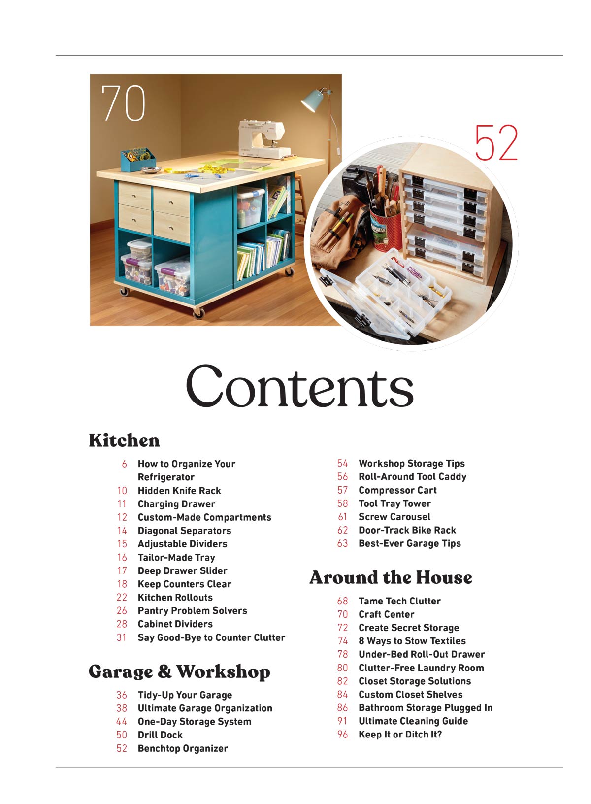 Family Handyman - Storage & Organizing: Simple Solutions For Every Room, 100+ Tips For Your Whole House, Quick Kitchen Space-Saving Ideas, DIY Storage Hacks & More!